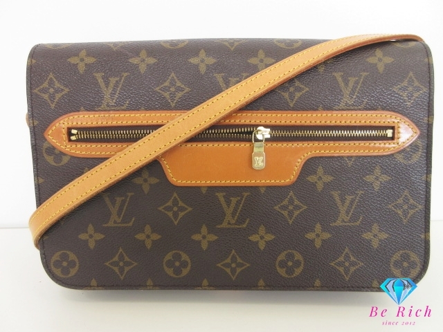 ルイ ヴィトン LOUIS VUITTON ショルダーバッグ モノグラム サンジェルマン 28 M51207 ブラウン PVC レザー【中古】【送料無料】bk10325拍卖