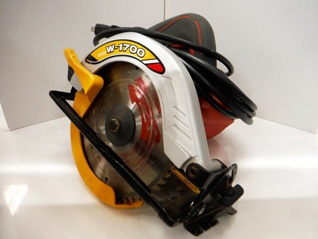 ★工具 京セラ KYOSERA 電源コード式 マルノコ W-1700 100V 動作未確認 ジャンク【中古】{dk59拍卖