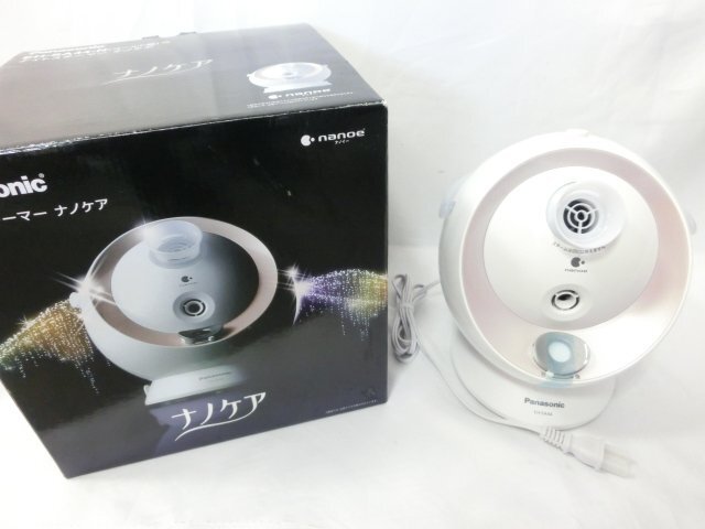 ★パナソニック Panasonic ナイト スチーマー ナノケア EH-SA44 美容 機器 家電 エステ 通電確認済【中古】{dgs1703}拍卖