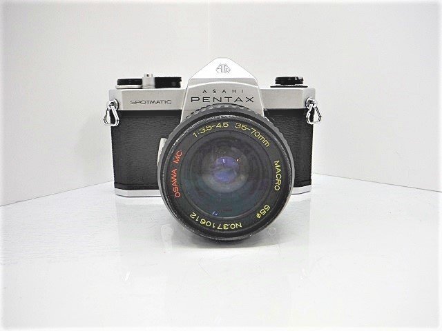 ★ペンタックス PENTAX 一眼レフフィルムカメラ SPOTMATIC OSAWA MC 1:3.5-4.5 35-70mm MACRO 55φ シャッター確認済【中古】【dgs1865】拍卖