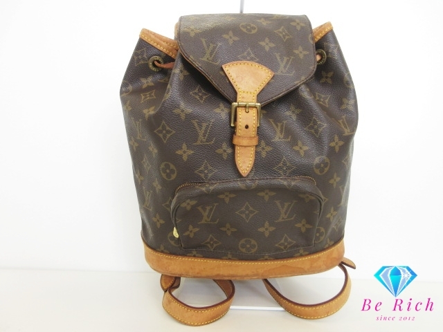 ルイ ヴィトン LOUIS VUITTON バックパック リュック モノグラム モンスリ M51136 デイパック 【中古】【送料無料】 bk10356拍卖