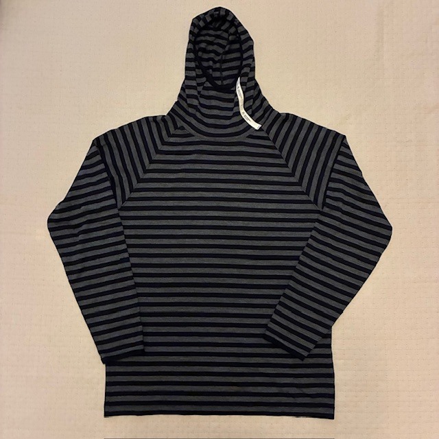 21AW Mountain Research 3397 Merino Hoody M ブラック×グレー メリノウール マウンテンリサーチ SETT 試着のみ 新品同様品拍卖