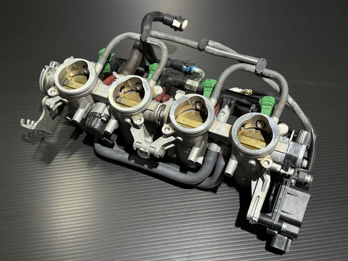 GSX-R600 スロットルボディ! K8 K9 L0スズキ 純正 中古 バイク 部品 GSX-R750 08~10年 車検 Genuine リアステップ インジェクター拍卖