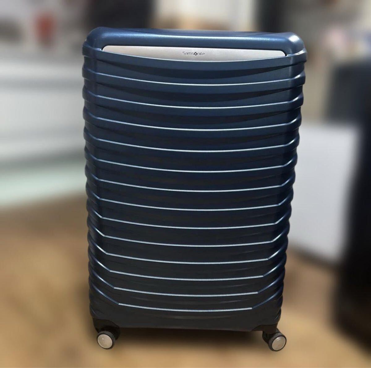 Samsonite ダークブルー キャリーケース 大型 L拍卖