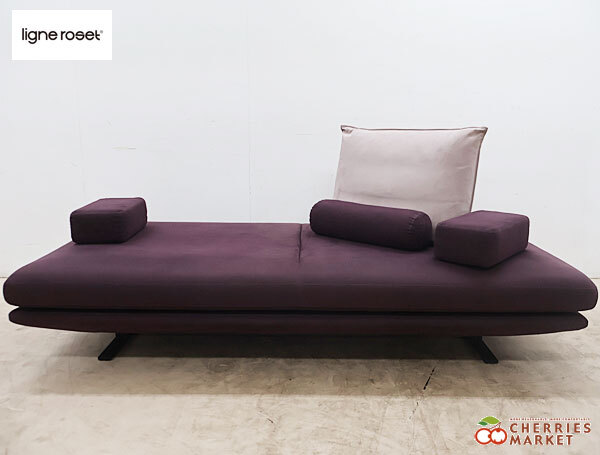 ☆ligne roset☆ リーンロゼ ROSEPRADO ロゼプラド 2Pソファ/2人掛けソファ 背クッション/アームクッション/ボルスター付 61万拍卖