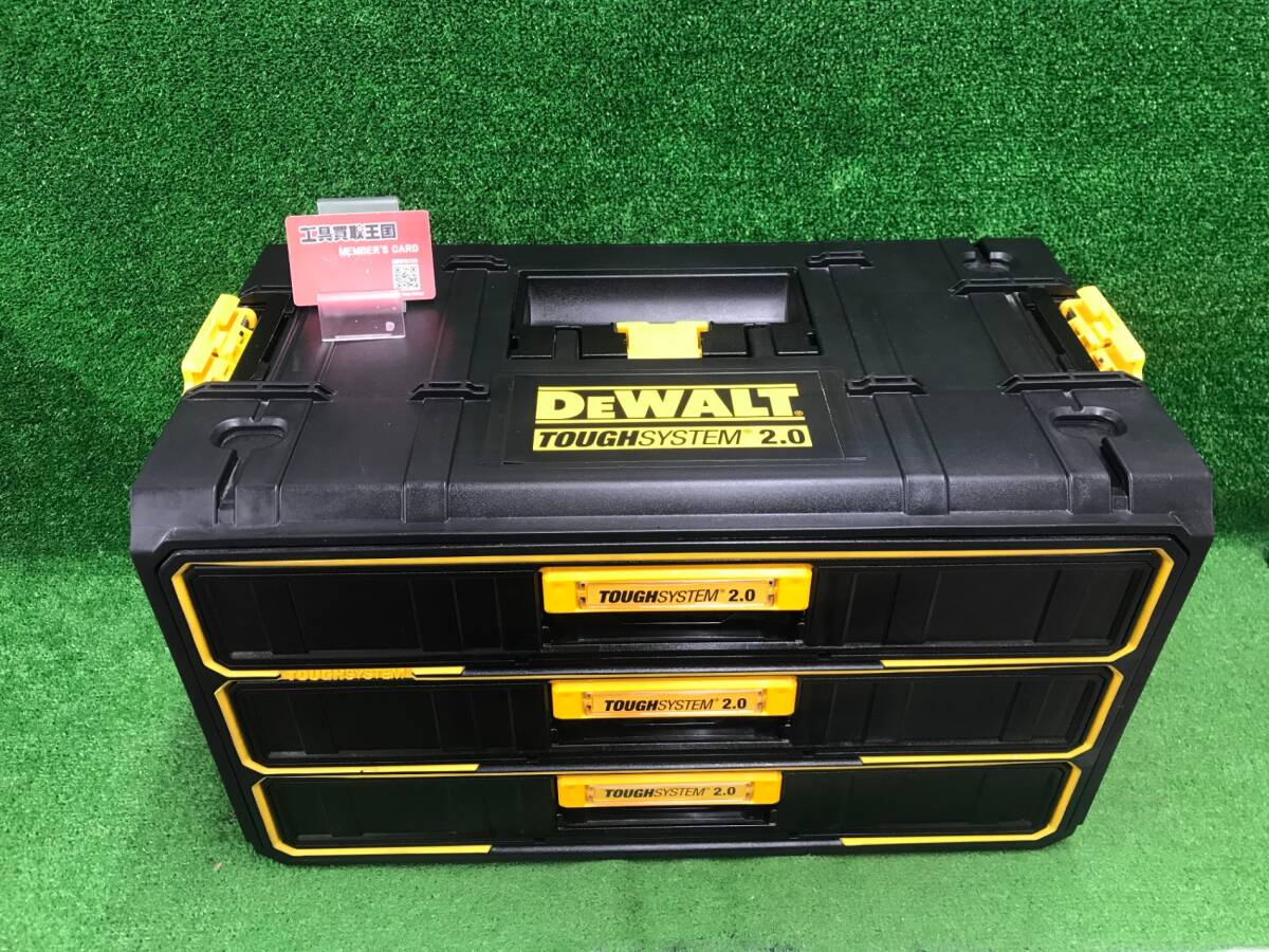 【中古品】DEWALT(デウォルト) タフシステム2.0 3ドロワーズ 3段チェスト DWST08330-1 IT57LB492FOC拍卖