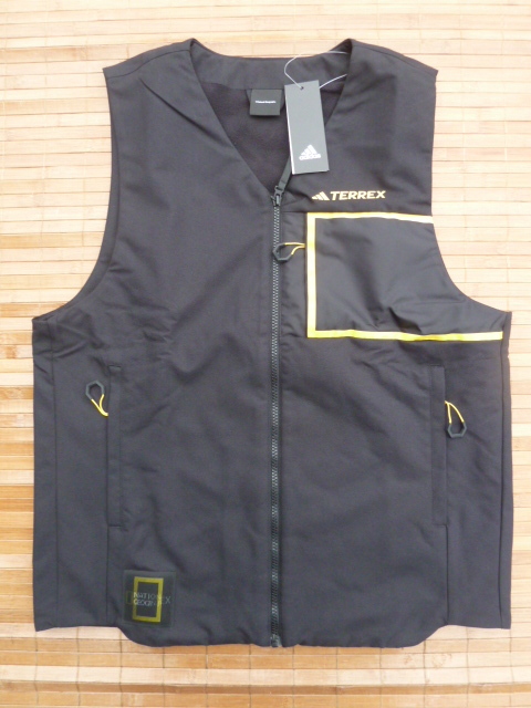 正規品 未使用タグ付 adidas メンズ TERREX NAT.GEO ベスト JP/L BLACK拍卖