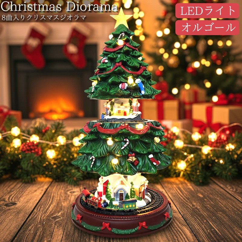 1円 クリスマス イルミネーション ジオラマタウン オールドビレッジ スノービレッジ 照明 ツリー ミニチュアハウス クリスマスハウス JM-09拍卖