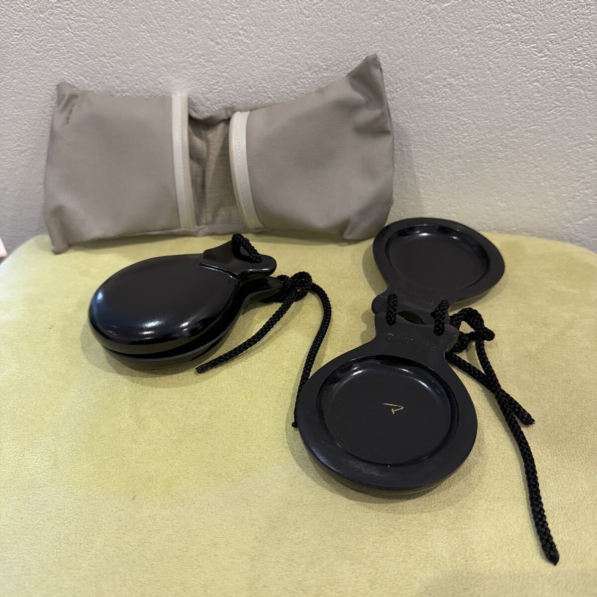 【フラメンコ用 レザーケース付き】HERNANDEZ パリージョ カスタネット拍卖