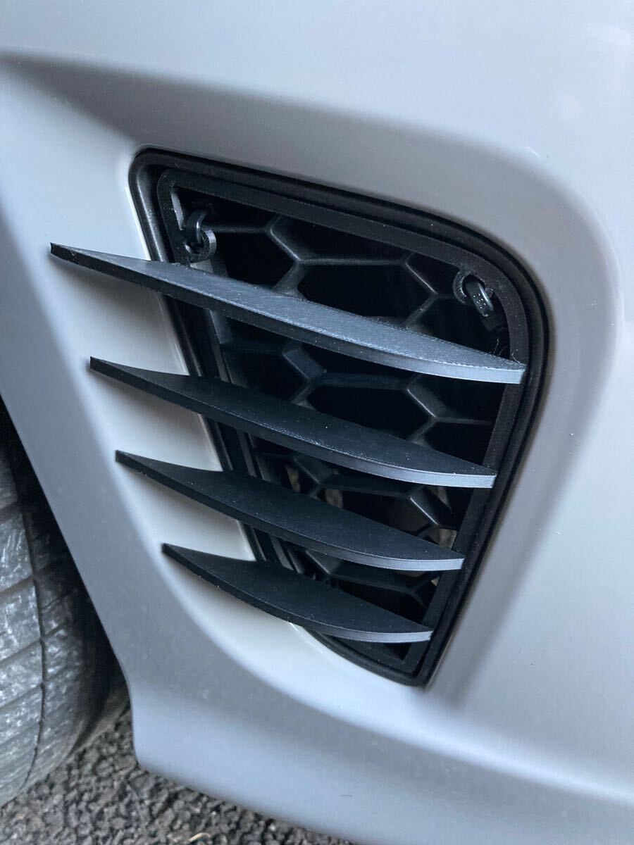 アバルト595 695 フロントバンパーダクトフィン カナード拍卖