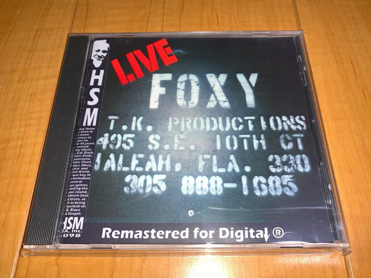 【レア輸入盤CD】Foxy / フォクシー / Live / ライヴ / T.K. Productions拍卖