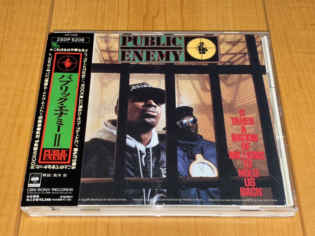 【国内初盤帯付きCD】パブリック・エナミー / Public Enemy / パブリック・エナミーⅡ / It Takes A Nation Of Millions To Hold Us Back拍卖
