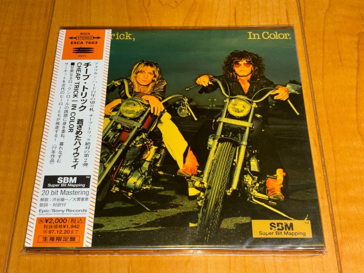 【国内盤未開封紙ジャケットCD】チープ・トリック / Cheap Trick / 蒼ざめたハイウェイ / In Color拍卖