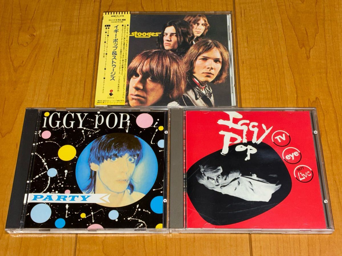 【中古CD】Iggy Pop 関連アルバム3枚セット / イギー・ポップ / The Stooges / Party / TV Eye: 1977 Live / ストゥージズ拍卖