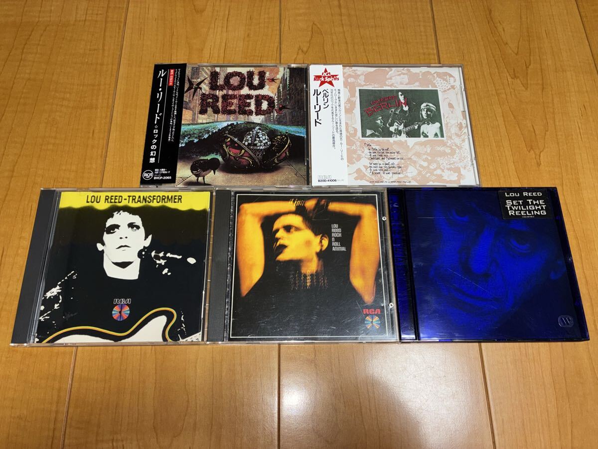 【中古CD】ルー・リード / Lou Reed アルバム5枚セット / Berlin / Transformer / Rock 'N' Roll Animal / Set The Twilight Reeling拍卖