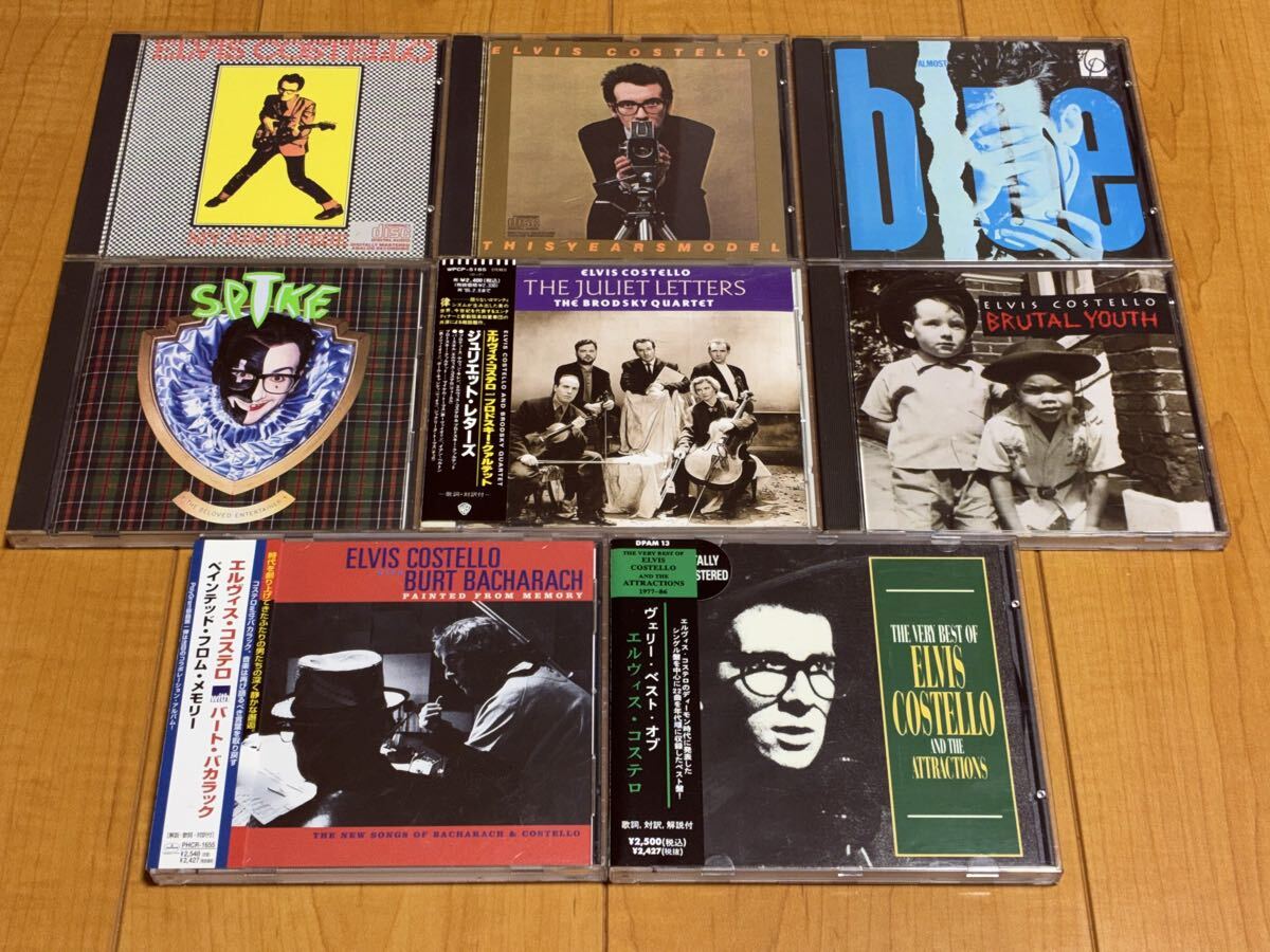 【中古CD】Elvis Costello 関連アルバム8枚セット / エルヴィス・コステロ / My Aim Is True / This Years Model / Almost Blue / Spike拍卖
