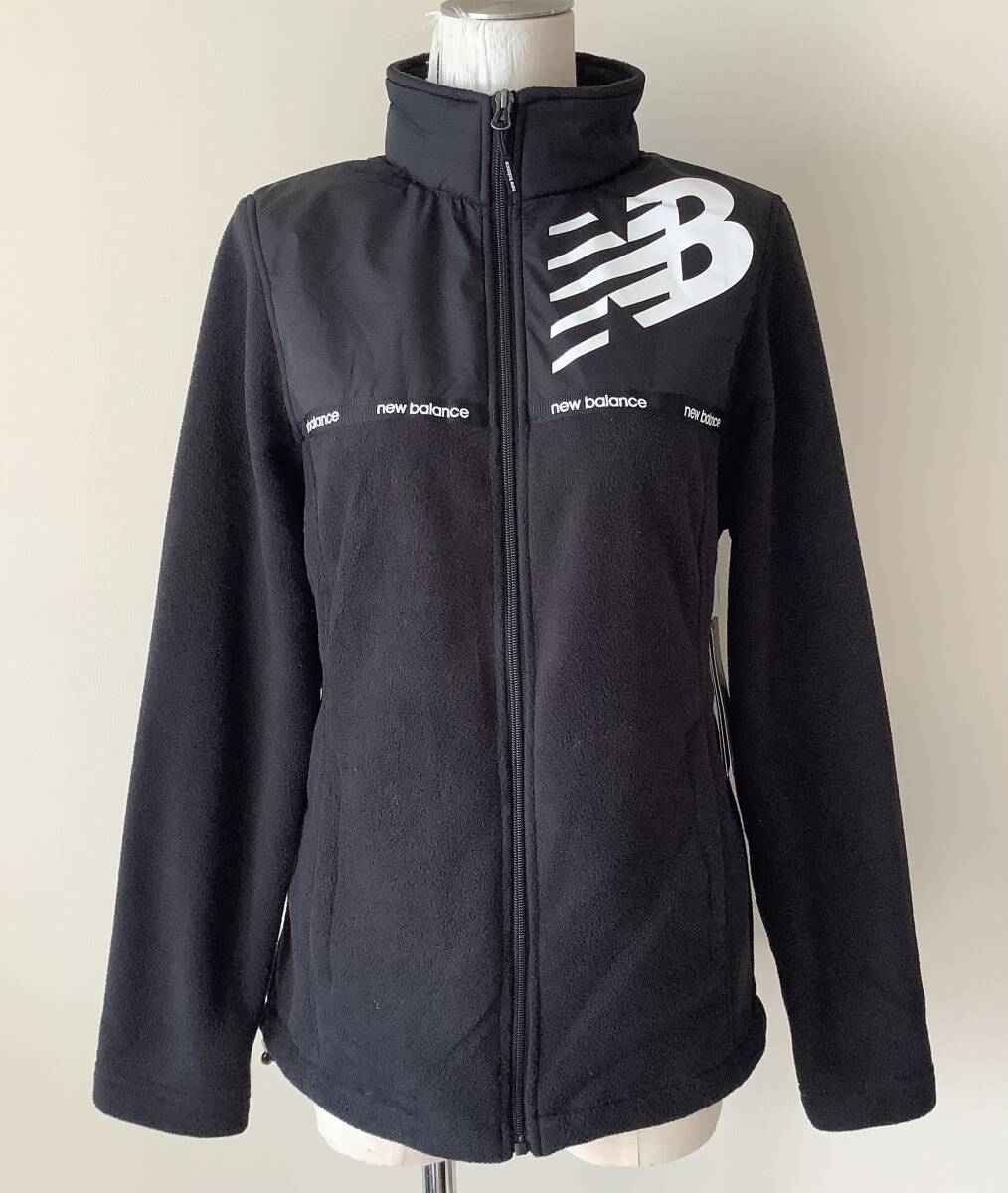 セール☆New Balanceニューバランス新品S♪BLACKフリースモックネックポーラーテックジャケット拍卖