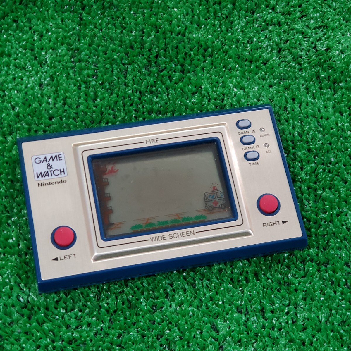 Nintendo ニンテンドー GAME&WATCH ゲームウォッチ FIRE ファイア ゲーム機器 希少品 ワイドスクリーン拍卖