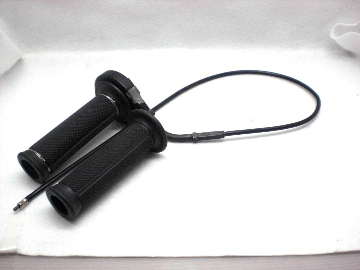 スロットルホルダー ワイヤー・左グリップ付き NSRmini用?HRC 中古 アクセル グリップ拍卖