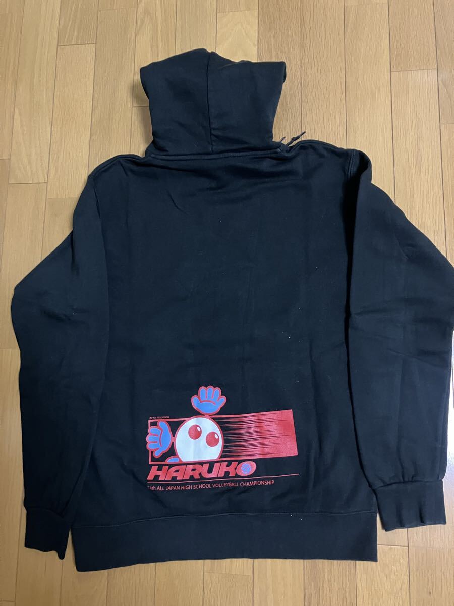 春の高校バレー 2022 74th ミズノ パーカー スウェットパーカー ブラック 黒 パーカー Lサイズ 公式グッズ拍卖