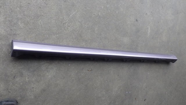 akurudepa H21年 ワゴンR DBA-MH23S 右 サイド ステップ スカート スポイラー 77230-70K00 パープル ZGK拍卖