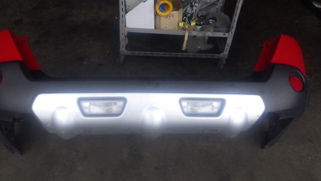 akurudepa H19年 エクストレイル DBA-NT31 リア バンパー 85022-JH00A 赤 AX6拍卖