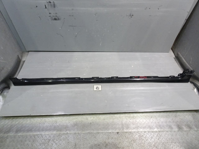 タント DBA-LA600S 右 サイドステップ スポイラー 75853-B2130-C0 黒 X07 後期 カスタム 1kurudepa拍卖