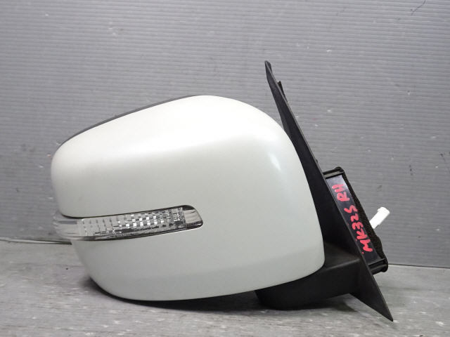 スペーシア DBA-MK32S 右 ドアミラー サイド 84701-81M51-Z7T 白パール Z7T 平成26年 カスタムXS 配線7本 1kurudepa拍卖