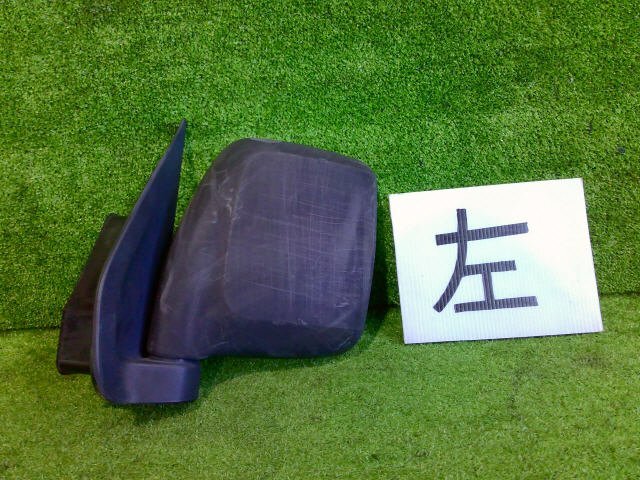 4kurudepa H19年 エブリィ EBD-DA64V 左 ドア ミラー サイド 84702-68H00-5PK 黒無塗装 DG64V スクラム拍卖