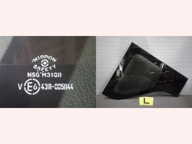 5kurudepa R3年 ルークス 5AA-B47A 左 クォーター ガラス B44A B45A B48A HWS-X 美品 32590拍卖