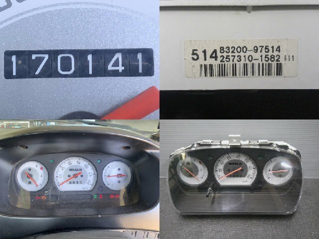 5kurudepa H15年 ハイゼット TE-S210P スピード メーター EFSE S200P S211P S201P 4WD 83200-97514 テスト済 33374拍卖