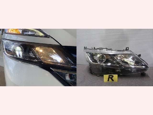 5kurudepa R1年 セレナ DAA-GFC27 右 ヘッド ランプ ライト LED KOITO 100-23721 C27 GFNC27 HFC27 HWS ジャンク 33354拍卖