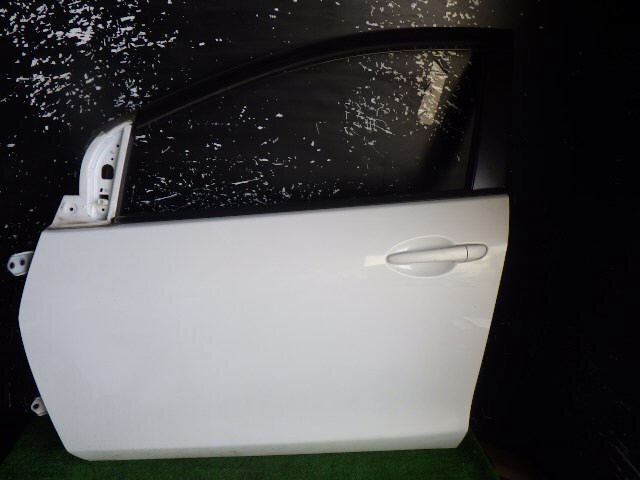 akurudepa H25年 デミオ DBA-DE3FS フロント 左 ドア D6Y1-59-02XK 白パール 34K拍卖