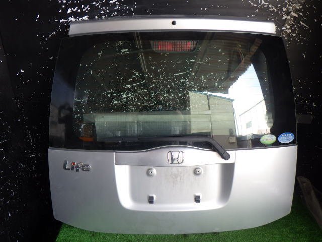 akurudepa H19年 ライフ DBA-JB5 リア ゲート バック ドア 68100-SFA-020 シルバー NH700M拍卖