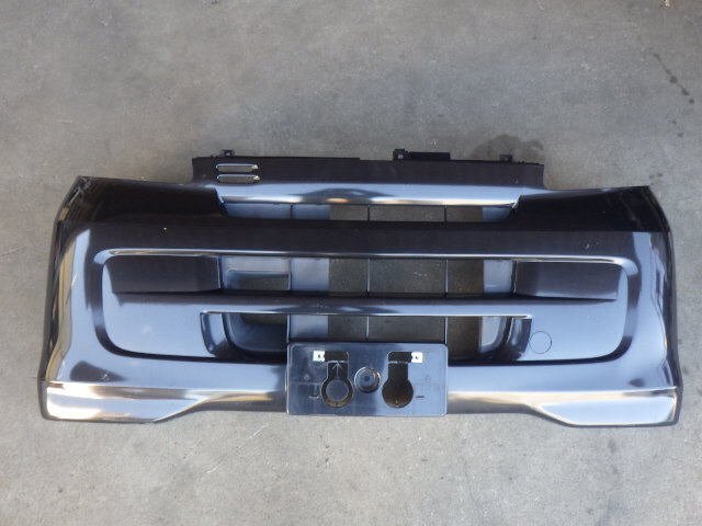 akurudepa H26年 ピクシス バン EBD-S331M フロント バンパー 52119-B5160 黒 X07拍卖