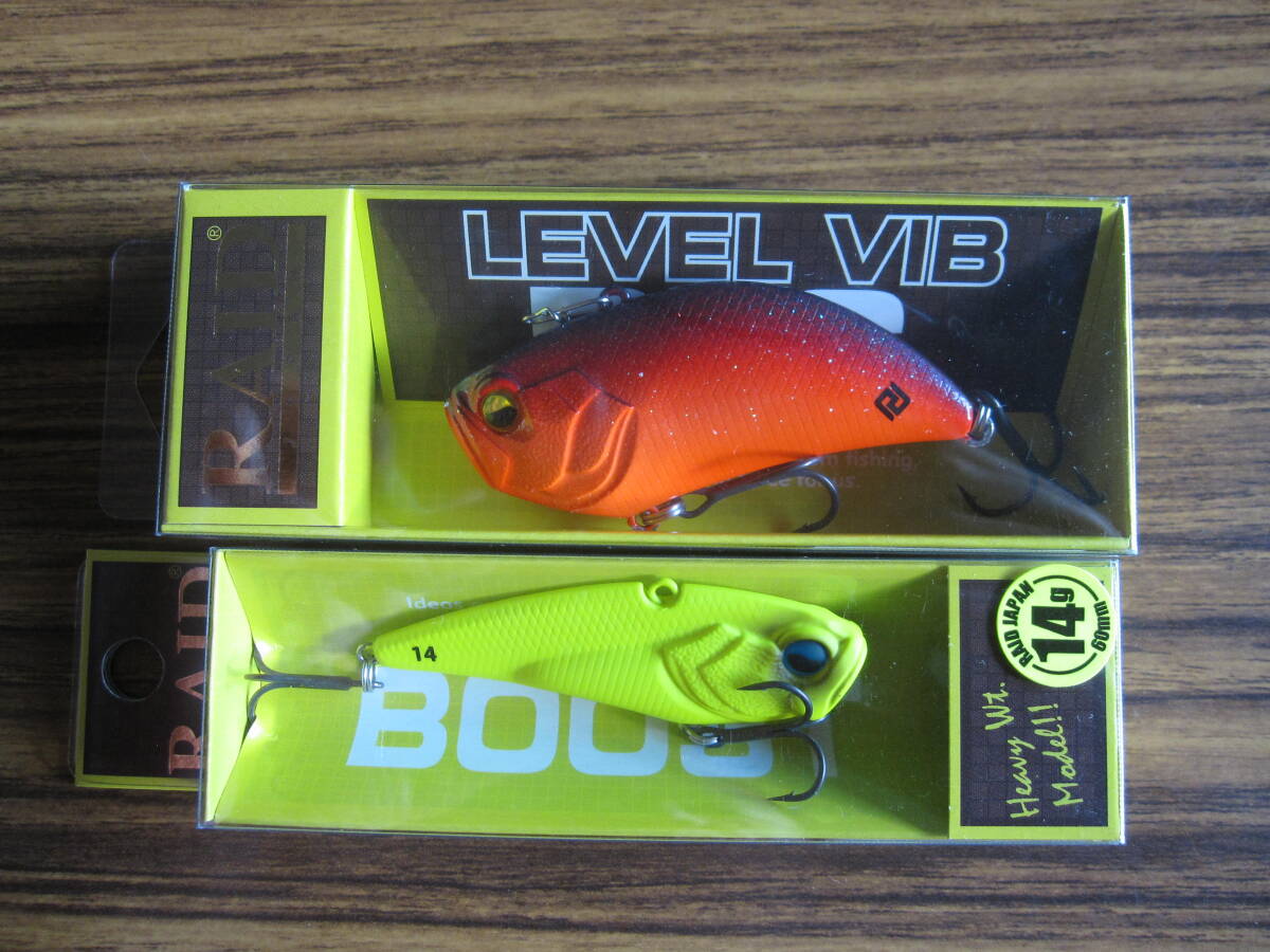 レイドジャパン レベルバイブBIG★ORANGE PUNCH★レベルブースト14g LEMON POWER★未開封品拍卖
