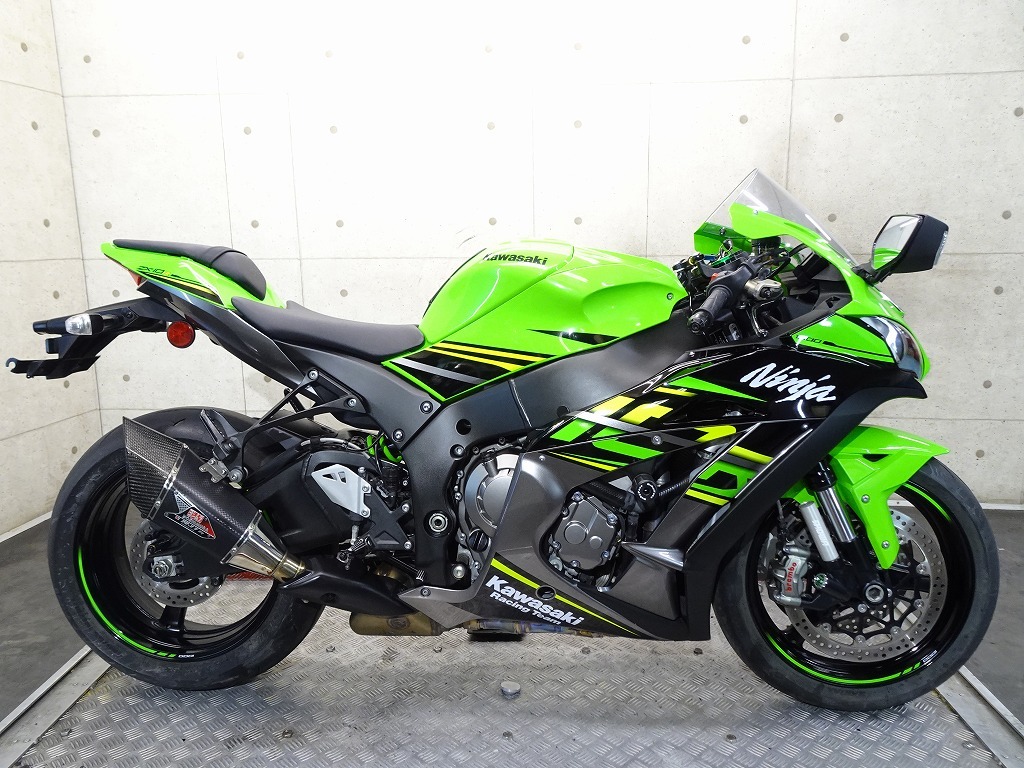 【72496】Ninja ZX-10R ZXT00S 2018年モデル ABS ヨシムラマフラー マウントボール リアキャリア付属【動画あり】【画像あり】拍卖