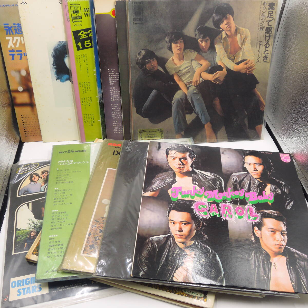 LPレコード 13枚まとめて キャロル 西城秀樹 フォーリーブス 木之内みどり等拍卖