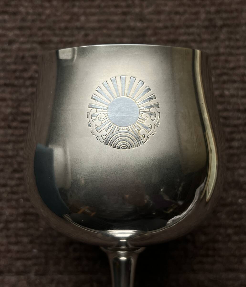 純銀銀杯208g大珍品、服部(時計店)製 大日本麦酒誕生、日本のビールの歴史的大同合併 ビール王馬越本付拍卖