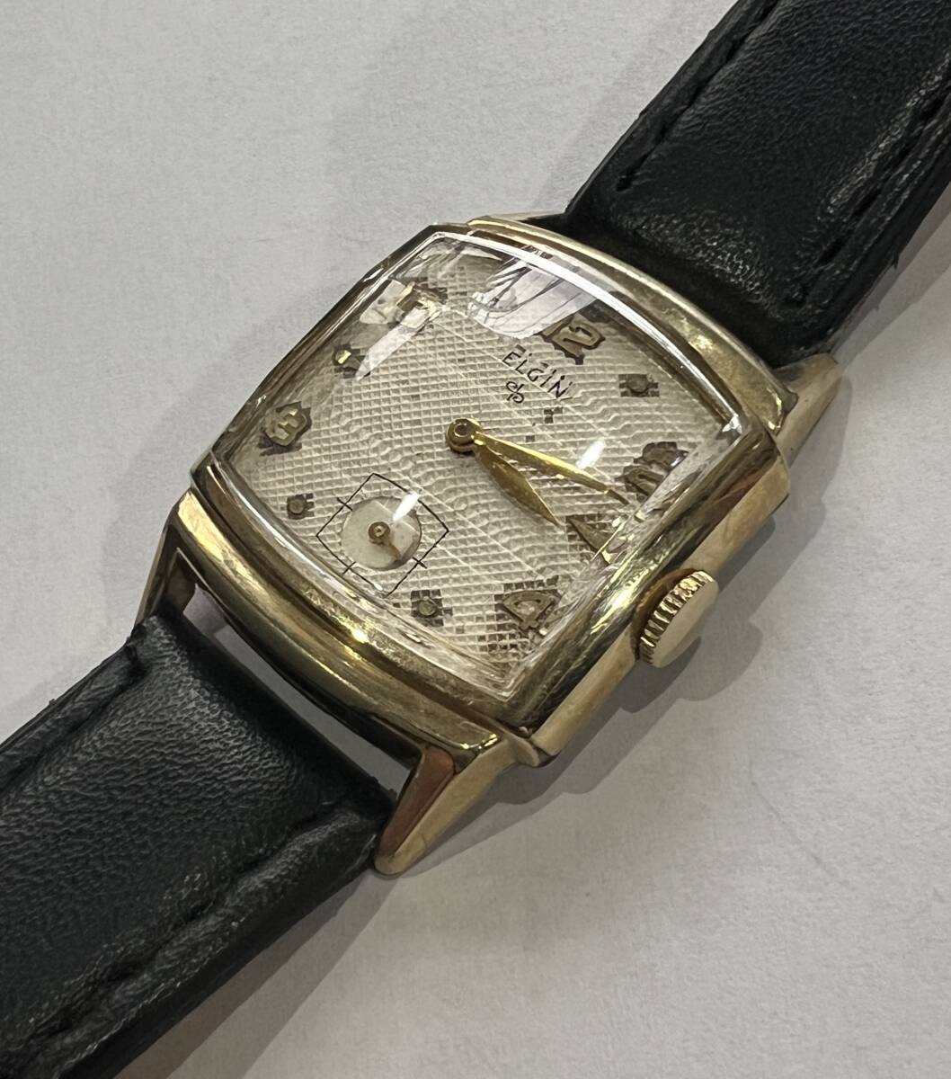 エルジンELGIN 手巻き スモールセコンド 美品 稼働品 アンティーク ビンテージ拍卖