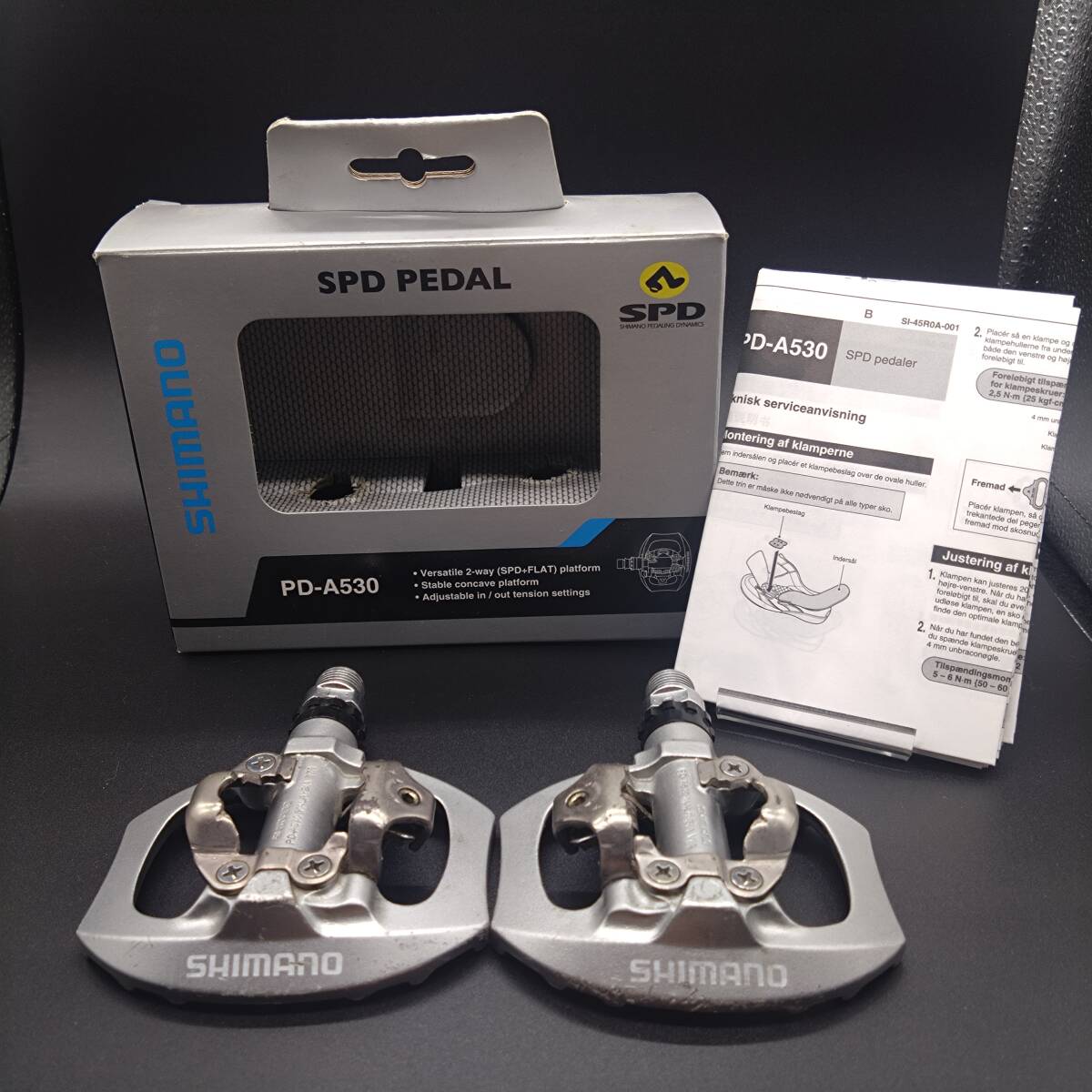 シマノ SHIMANO SPDペダル PD-A530 ビンディングペダル シルバー拍卖