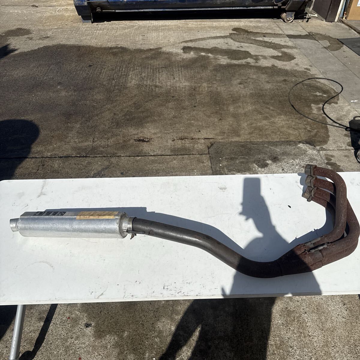 型番不明/OVER フルエキゾースト マフラー【現状品】拍卖