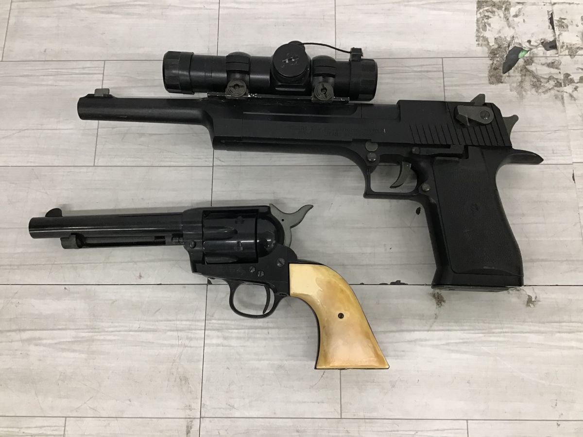●営FU151-100 COLT SINGLE ACTION ARMY.45 MFG.MARUSHIN コルト / DESERT EAGLE-44 MAGNUM まとめ ガスガン 玩具 コレクション /t拍卖