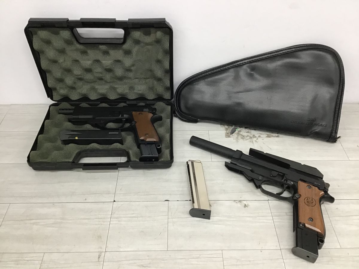 ●営FU147-100 DOSKOCIL MGC MODEL-93R-AP AP850130 / BERETTA ベレッタ まとめ ガスガン コレクション スペアマガジン・ケース付き/t拍卖