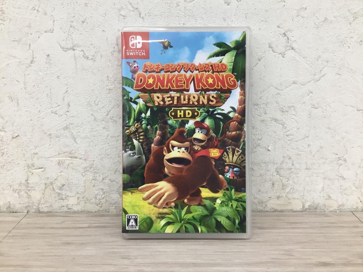 ●営NS149-60-M 任天堂 Nintendo Switch ソフト DONKEY KONG ドンキーコング リターンズ HD ニンテンドー拍卖