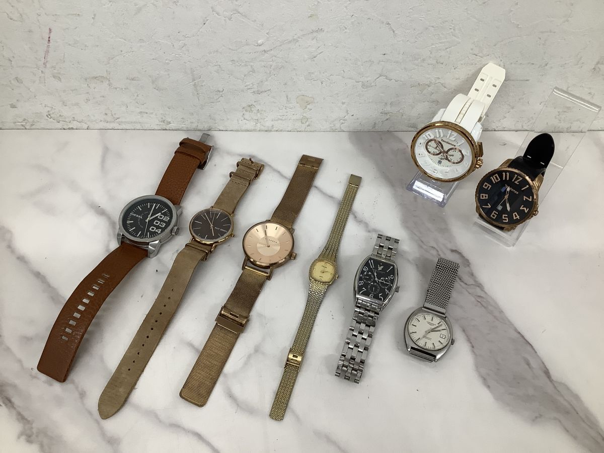 ●代GVA009-60 腕時計 8点 Tendence / LONGINES / LYLE&SCOTT / DIESEL / ALLYDENOVO / Pi Camian / Klasse14 レディース メンズ まとめ/h拍卖