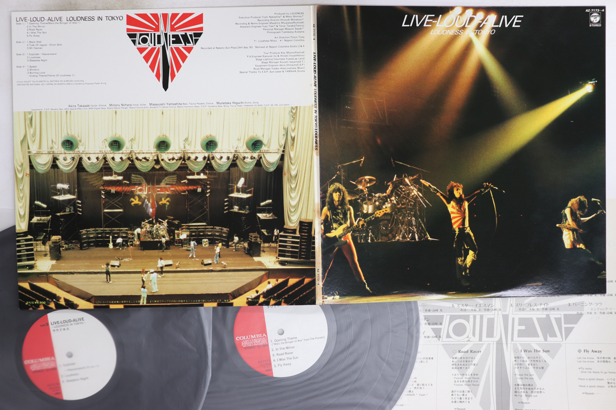 2LP Loudness Live-loud-alive (Loudness In Tokyo) AZ71734 COLUMBIA Japan /00660拍卖