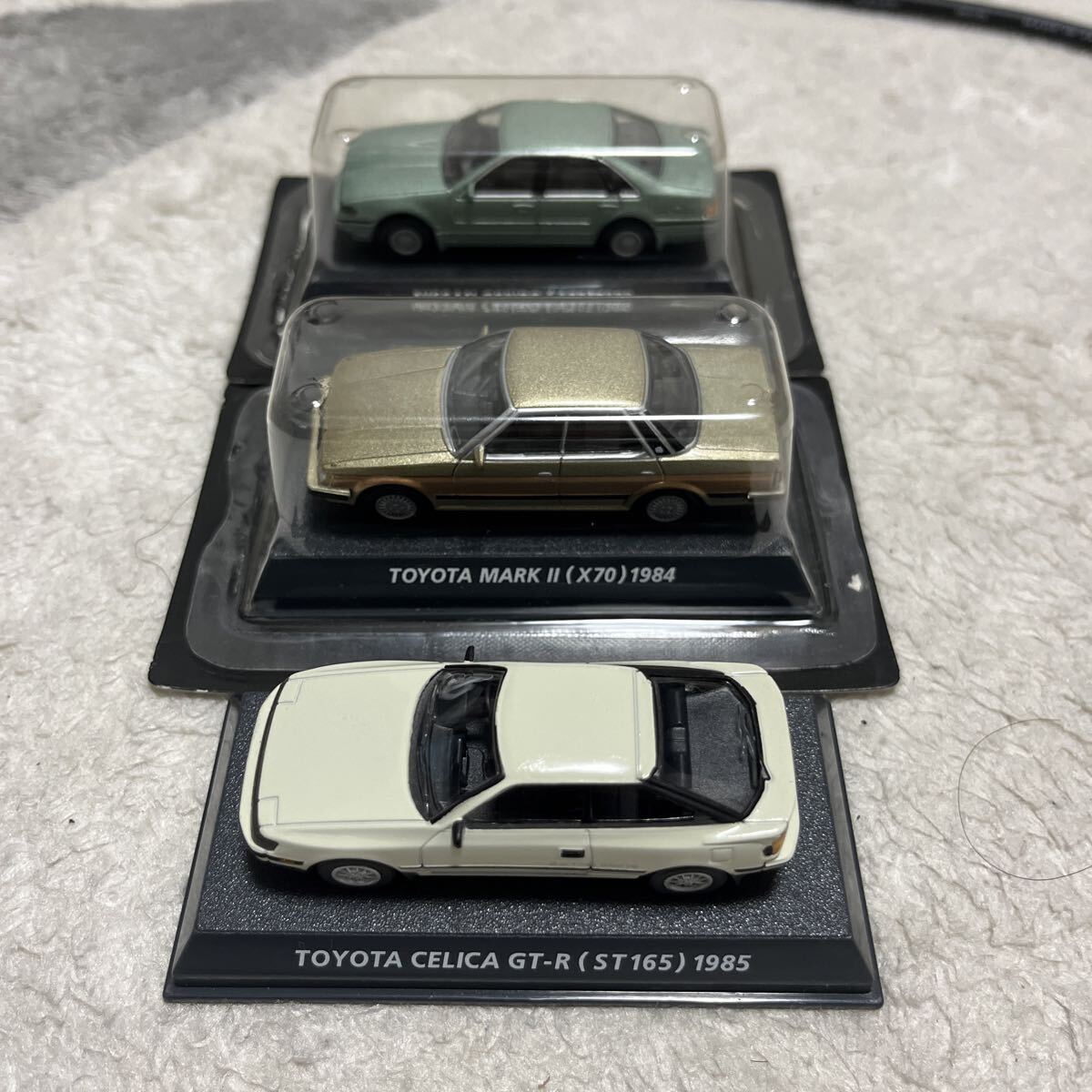 KONAMI コナミ 1/64 car of the 80's ミニカー 日産 セフィーロ a31 トヨタ マークII gx71 セリカ st165拍卖