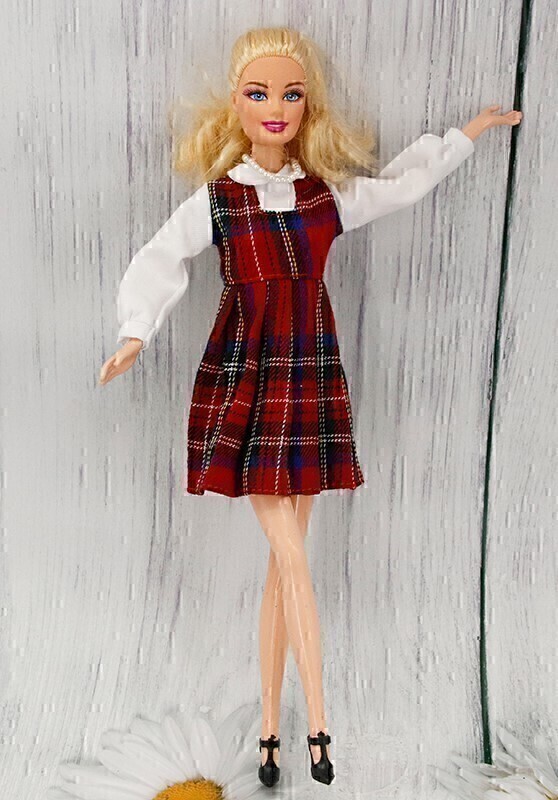 P206-01 現品のみ バービー Barbie 人形 フィギュア カスタムドール 1/6ドール 制服 E拍卖