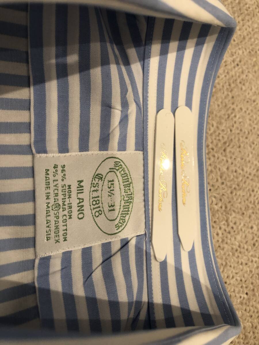 ★格安スタート★ブルックスブラザーズ メンズシャツMILANO15 1/2 - 31②拍卖